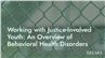 Working with Justice-Involved Youth: An Overview of Behavioral Health Disorders